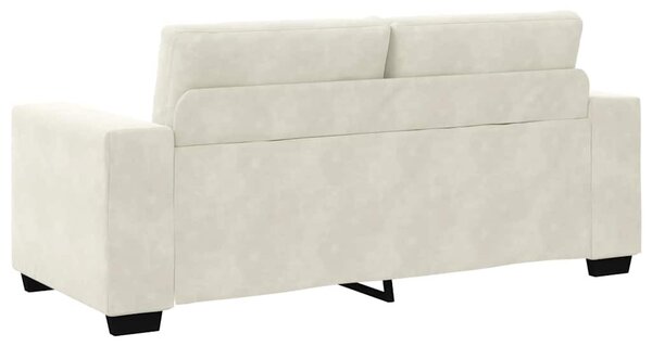 Krém bársony loveseat kanapé 180x77x82 cm