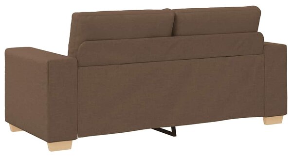 Barna szövet loveseat kanapé 180x77x82 cm