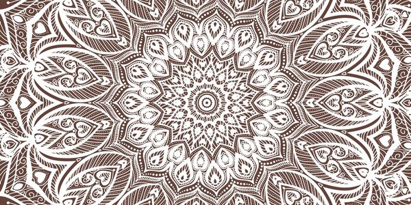 Kép Mandala harmónia barna alapon