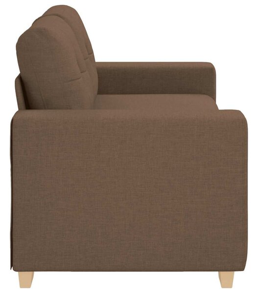 Barna szövet loveseat kanapé 180x77x82 cm