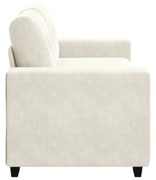 Krém bársony loveseat kanapé 180x77x82 cm