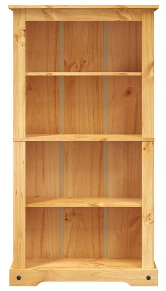 4 szintes Corona-stílusú mexikói fenyő könyvespolc 80x29x150 cm
