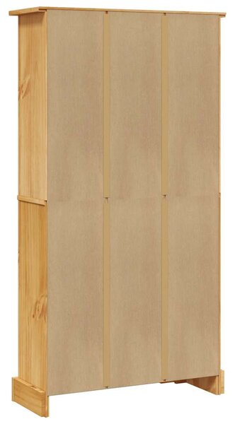 4 szintes Corona-stílusú mexikói fenyő könyvespolc 80x29x150 cm