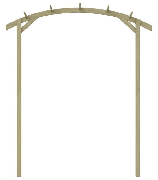 Kerti pergola impregnált fenyőfalécekből 180 x 210 x 40 cm