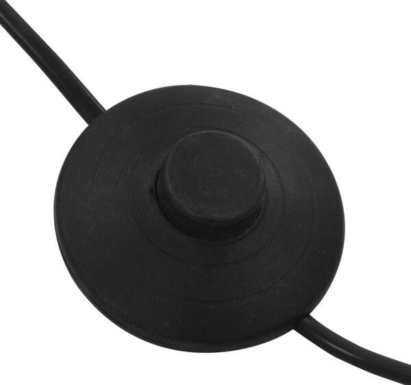 Fekete-arany állólámpa 200 cm 5 db E14 típusú foglalattal