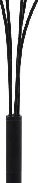 Fekete-arany állólámpa 200 cm 5 db E14 típusú foglalattal