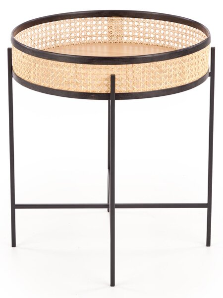 Rattan dohányzóasztal LANIPA 50x55 cm