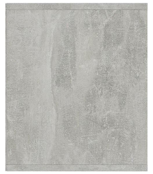 Betonszürke könyv-/TV-szekrény 143 x 30 x 36 cm
