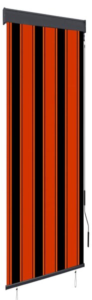 Narancssárga és barna kültéri roló 60 x 250 cm