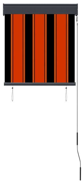 Narancssárga és barna kültéri roló 60 x 250 cm