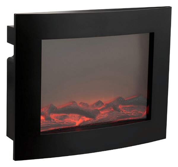 LED dekoráció modern kandalló COZY WARM 40x50 cm, fekete