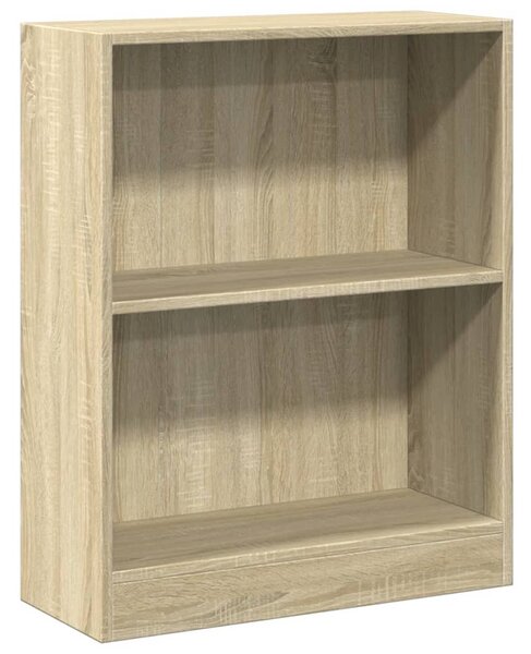 Sonoma tölgy színű szerelt fa könyvespolc 60 x 24 x 76 cm