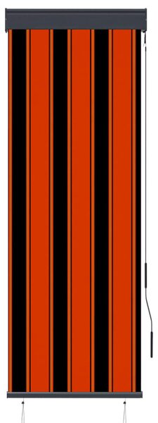 Narancssárga és barna kültéri roló 60 x 250 cm