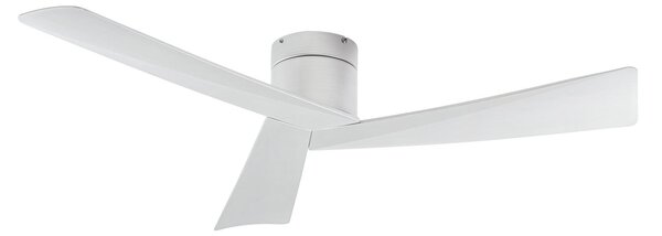 Ventoro mennyezeti ventilátor, ezüst, fém, Ø 132 cm – Lucande Lucande, Ventoro, Fémes, Nappali, Fém, Modern