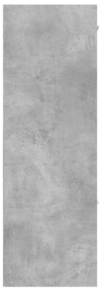 Betonszürke szerelt fa tárolószekrény 60 x 29,5 x 90 cm