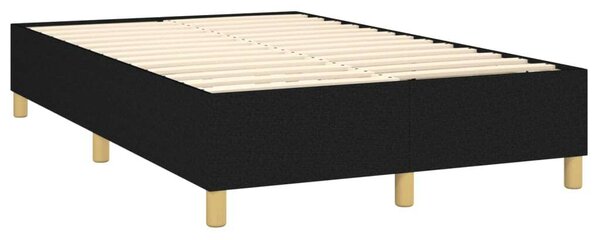 VidaXL LED-es Ágy Matraccal - Fekete - 120x200 cm
