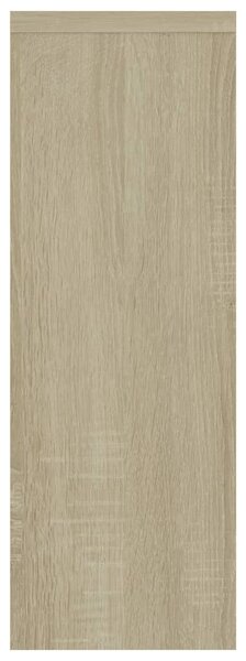 Sonoma tölgy szerelt fa fali polc 45,1 x 16 x 45,1 cm