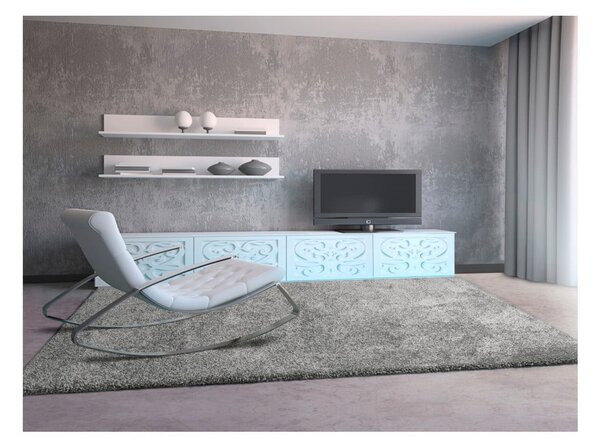 Aqua Liso szürke szőnyeg, 57 x 110 cm - Universal