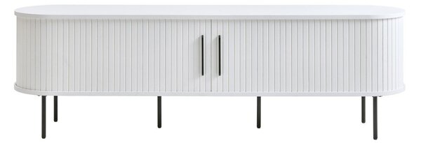 Fehér TV-állvány 180x56x45 cm Nola – Unique Furniture