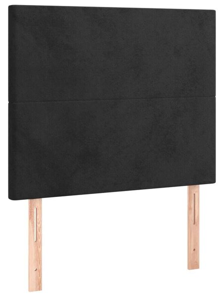 VIDAXL - Bársony Ágy LED-del - 120x200 cm