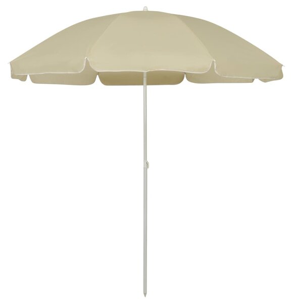Homoksárga strandnapernyő 240 cm