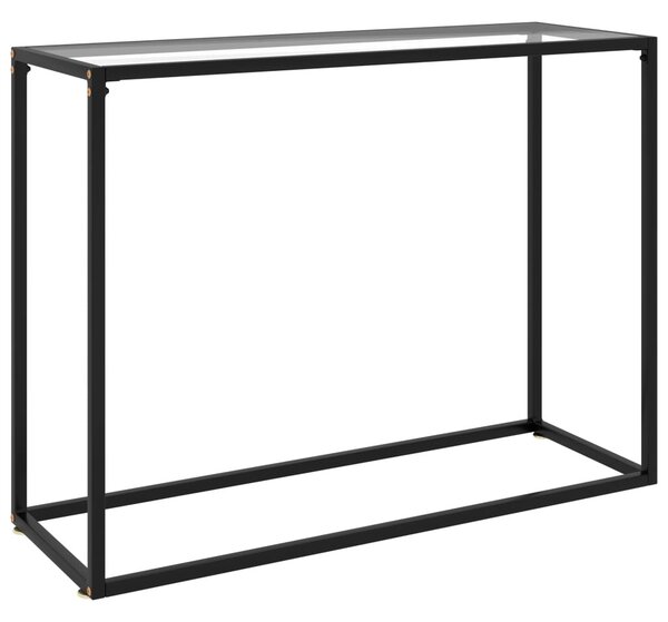 Átlátszó edzett üveg tálalóasztal 100 x 35 x 75 cm