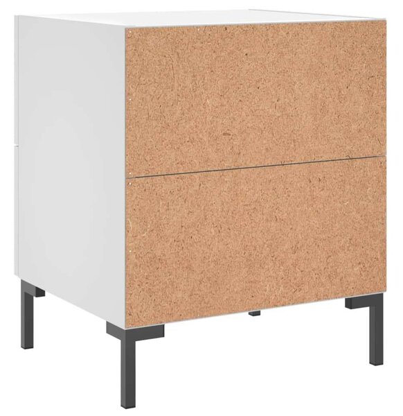 Modern Fehér Éjjeliszekrény Szett - 2 db - 40x35x47,5 cm