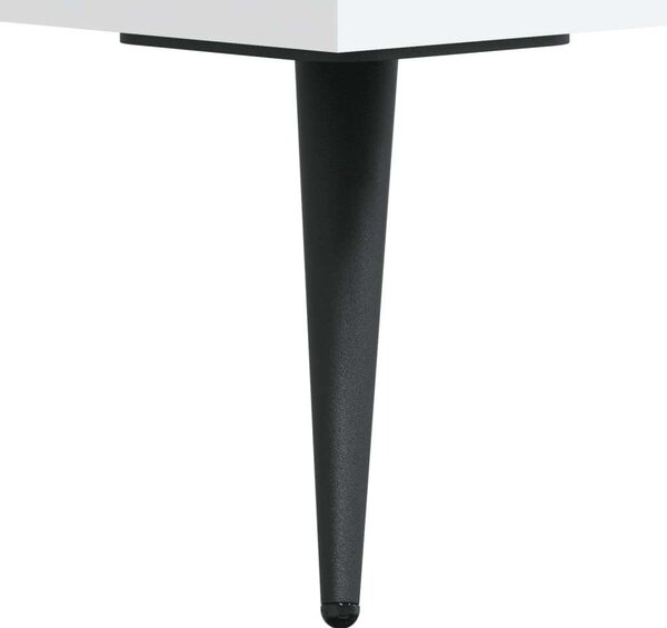Fehér szerelt fa tv-szekrény 150 x 30 x 44,5 cm