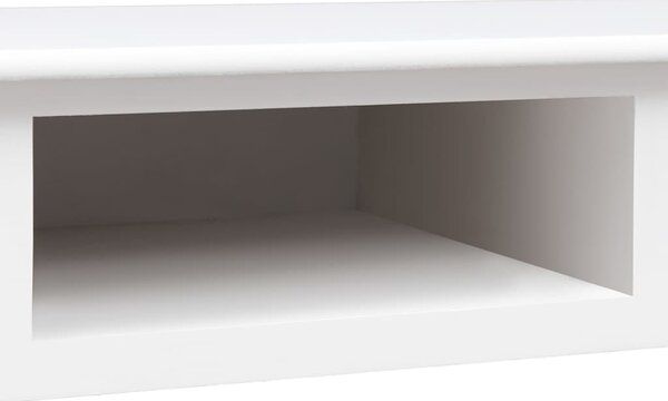 Fehér tömör császárfa íróasztal 108 x 45 x 76 cm