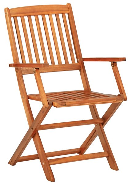9 részes tömör akácfa kerti étkezőgarnitúra 220x90x75 cm