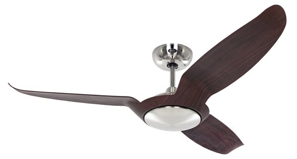 Eco Talos mennyezeti ventilátor, barna fém, DC-motor, Ø 135 cm – CasaFan CasaFan, Eco Talos, Fa, Nappali, Fém, Modern