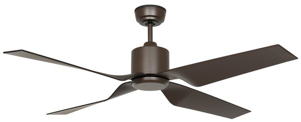 Eco Ventos mennyezeti ventilátor, bronz színű fém, IP44, DC, WiFi – CasaFan CasaFan, Eco Ventos, Bronz / Öreg Sárgaréz, Fém, Modern