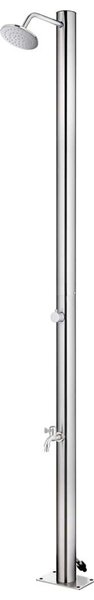 Kerti Zuhany - Rozsdamentes Acél - 215 cm