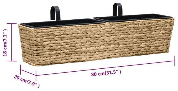 2 db Vízijácint Függő Virágtartó - 80 cm