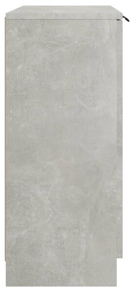 Betonszürke szerelt fa tálalóasztal 60 x 30 x 70 cm