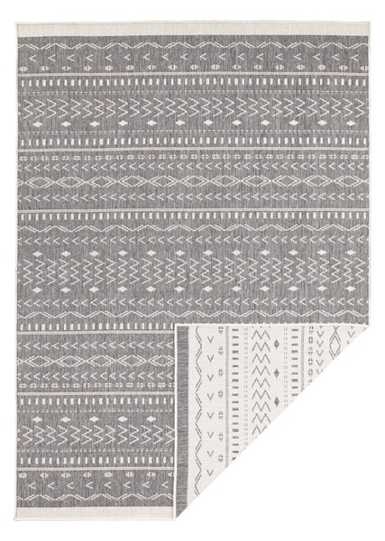 Kuba szürke-krémszínű kültéri szőnyeg, 150 x 80 cm - NORTHRUGS