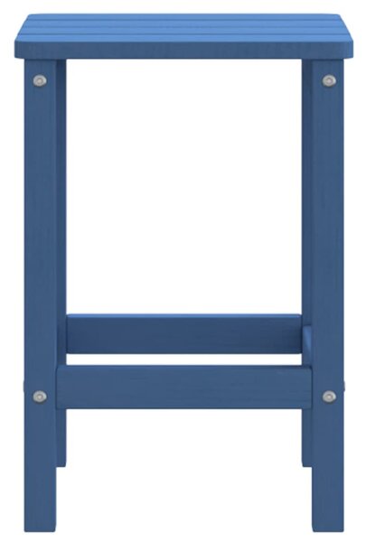 Vízkék HDPE kerti Adirondack asztal 38 x 38 x 46 cm