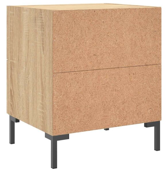 2 db Sonoma Tölgy Éjjeliszekrény - 40x35x47,5 cm