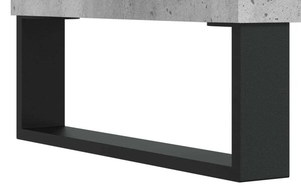 2 db Modern Éjjeliszekrény - Betonszürke - 40x35x47,5 cm