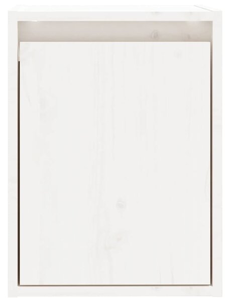 2 darab fehér tömör fenyőfa faliszekrény 100 x 30 x 35 cm