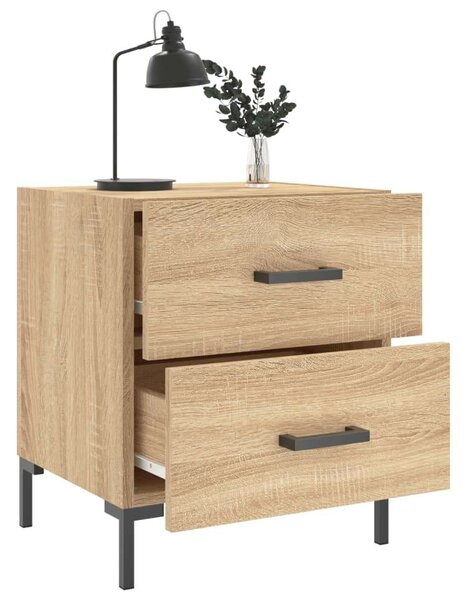 2 db Sonoma Tölgy Éjjeliszekrény - 40x35x47,5 cm