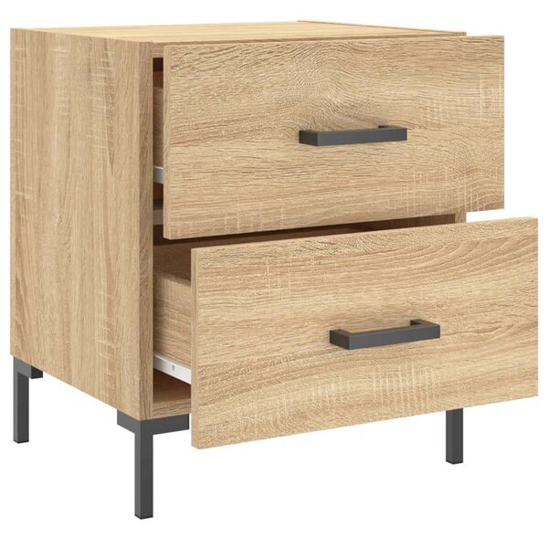 2 db Sonoma Tölgy Éjjeliszekrény - 40x35x47,5 cm