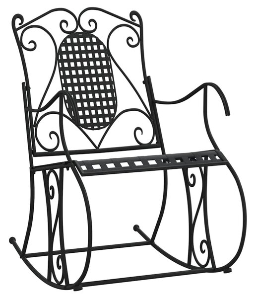 Fekete acél hintapad 84 cm