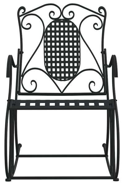 Fekete acél hintapad 84 cm