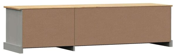 VidaXL VIGO szürke tömör fenyőfa TV-szekrény 156 x 40 x 40 cm