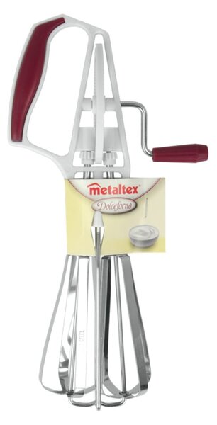 Whiper rozsdamentes acél kézi habverő, 25 x 13 cm - Metaltex