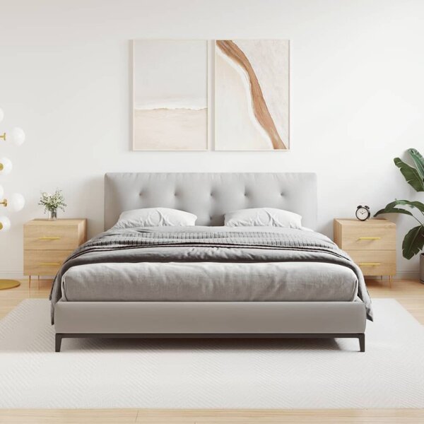 VidaXL Éjjeliszekrény Sonoma Tölgy - 2 db - 40x35x47,5cm