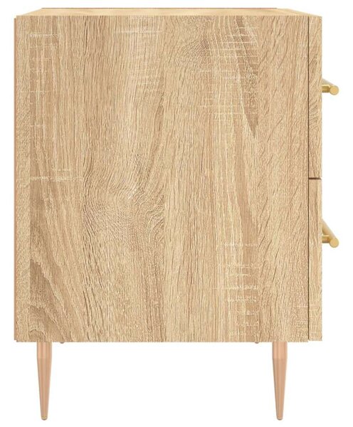 VidaXL Éjjeliszekrény Sonoma Tölgy - 2 db - 40x35x47,5cm