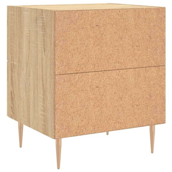 VidaXL Éjjeliszekrény Sonoma Tölgy - 2 db - 40x35x47,5cm