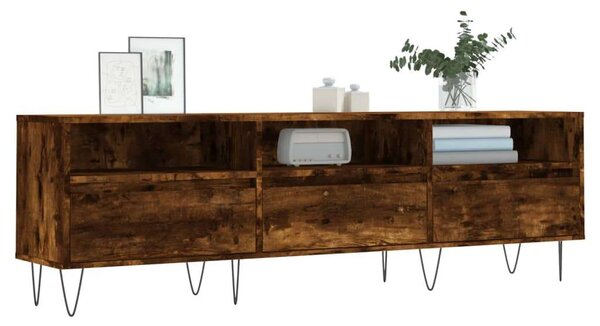 Modern Füstös Tölgy TV Szekrény - 150 cm